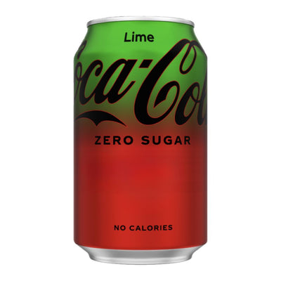 Confezione da 330ml, bevanda analcolica con estratti vegetali e succo di lime Coca Cola.