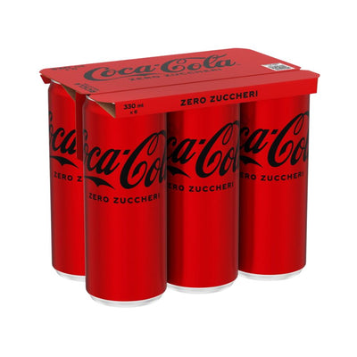 Confezione da 6, bevanda analcolica senza zuccheri da 330ml.