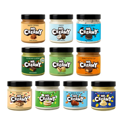 Combo Mr.Creamy "Pick&Mix", 3 creme spalmabili in gusti a scelta