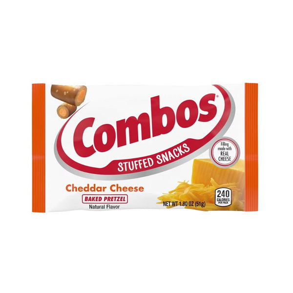 Combos Cheddar Cheese Pretzel, pretzel al cheddar da 51g