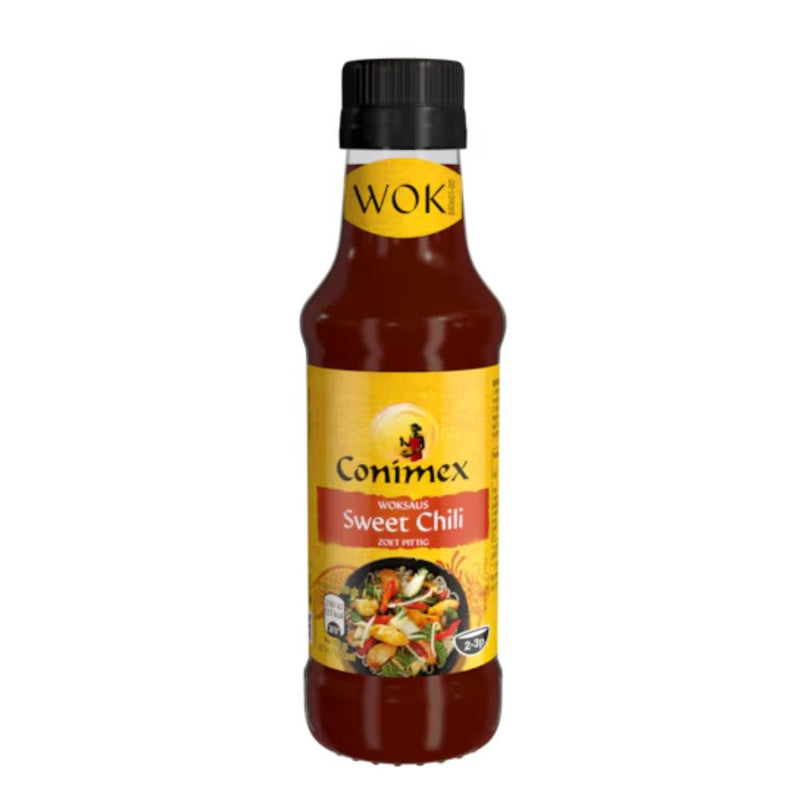 Confezione da 175ml, salsa al gusto di peperoncino dolce Conimex.