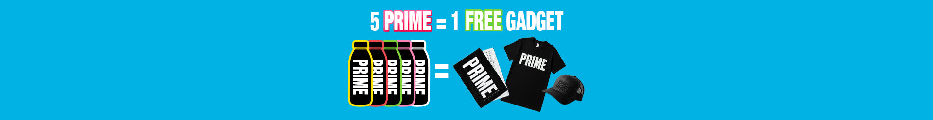 Con 5 Prime ottieni un free gadget 