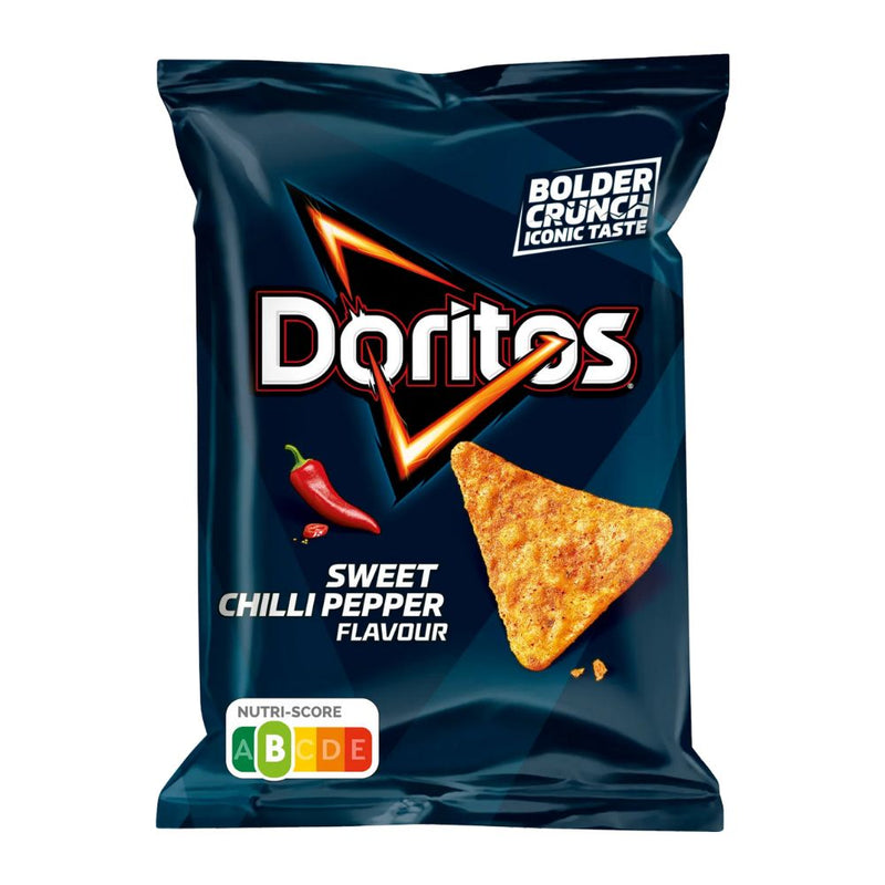 Confezione da 44g di patatine al gusto di chilli pepper Doritos.