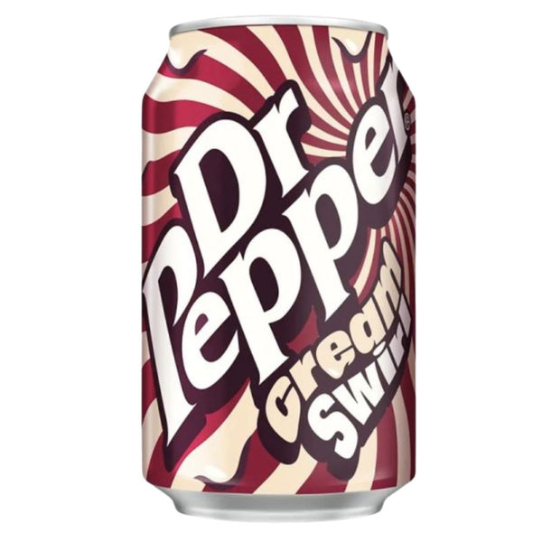 Dr Pepper Cream Swirl, bevanda gassata al gusto di panna e frutta da 330ml