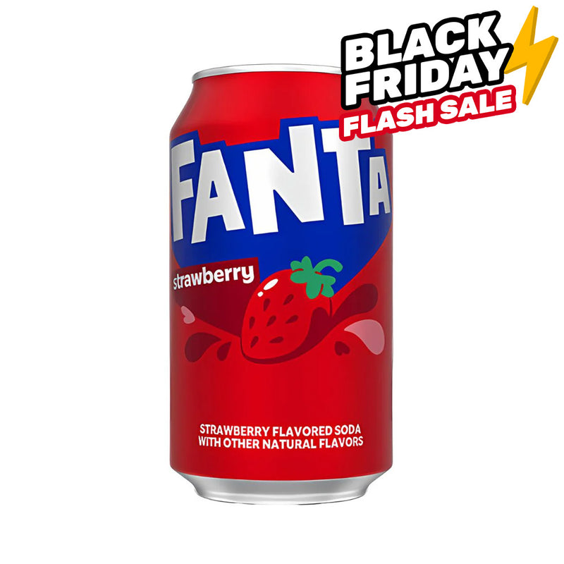 Fanta Strawberry, bevanda alla fragola da 355 ml