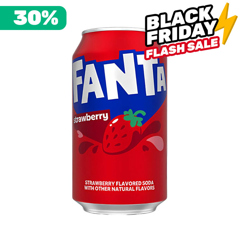 Fanta Strawberry, bevanda alla fragola da 355 ml