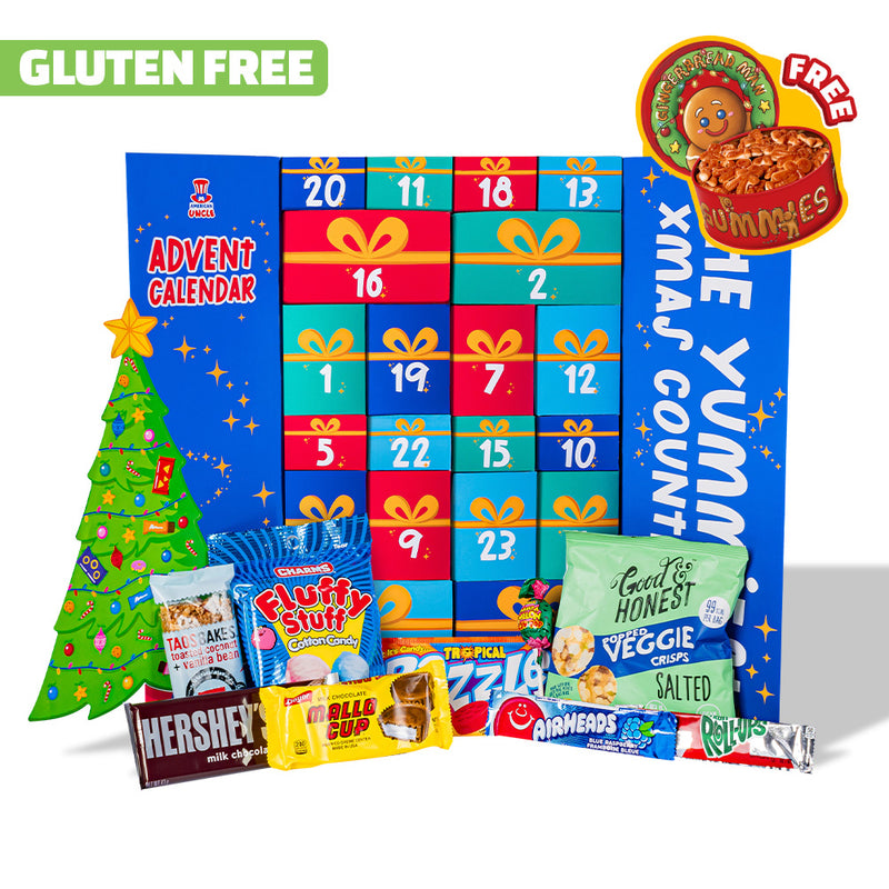 [GLUTEN FREE] Calendario dell’Avvento 2024, scatola da +24 snack dolci e salati a sorpresa senza glutine