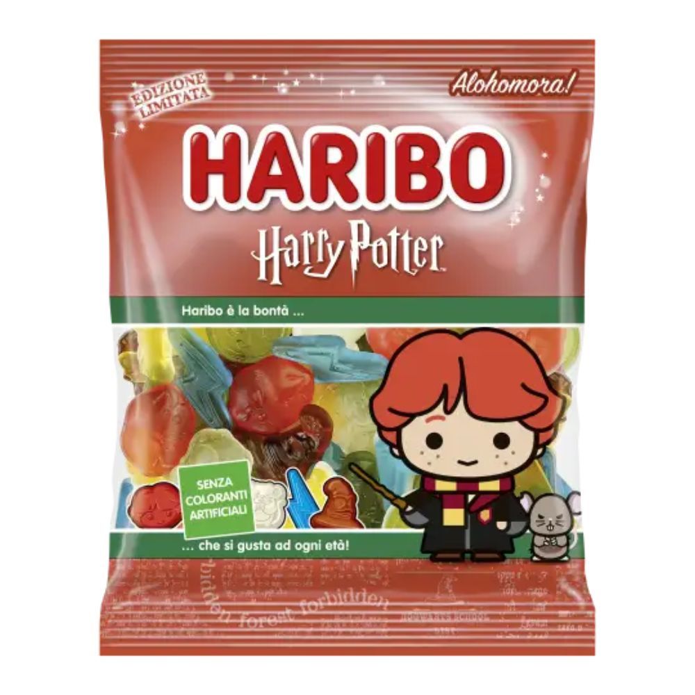 Haribo Ron Edizione Limitata, caramelle al gusto di frutta e cola da 160g.