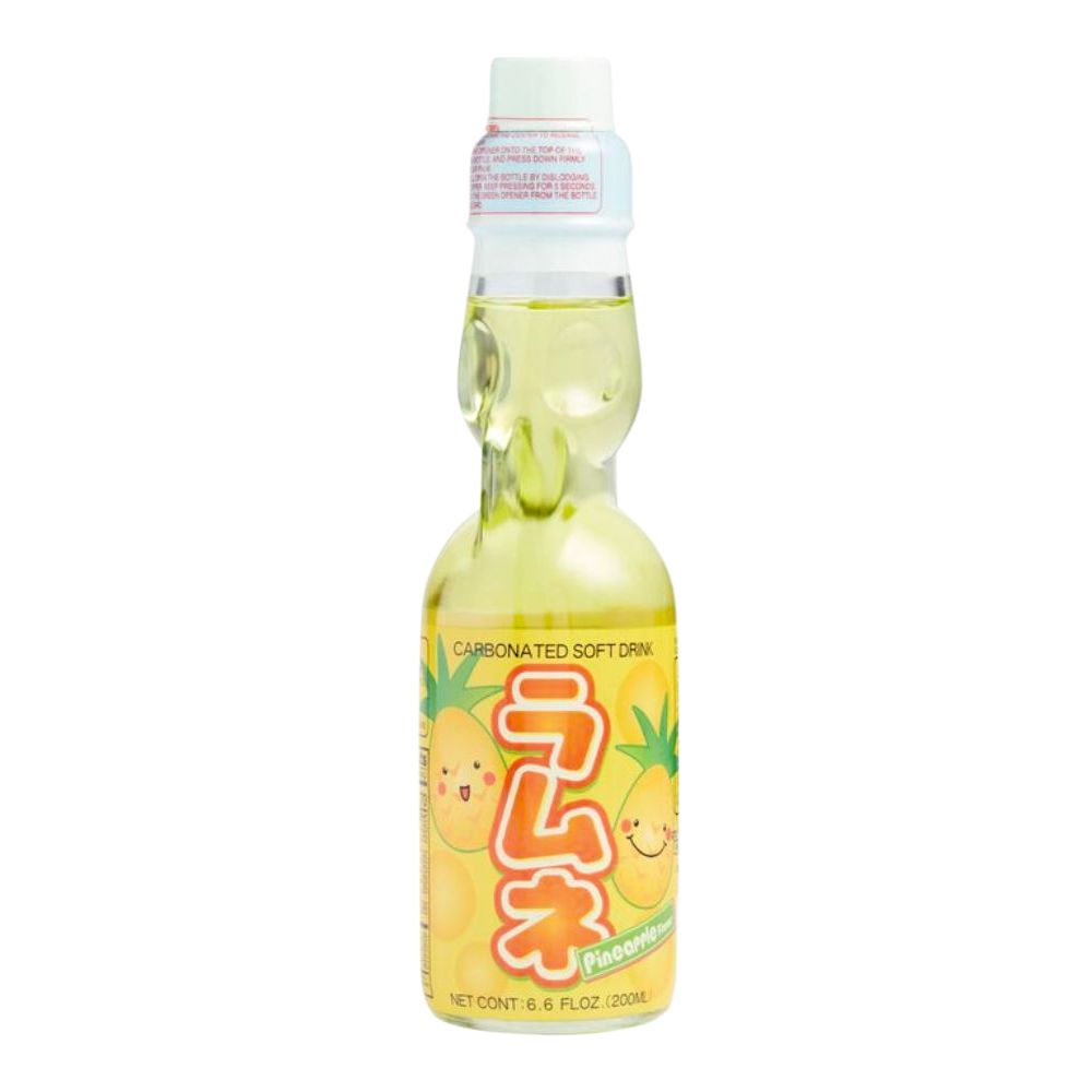 Pineapple Ramune soda
