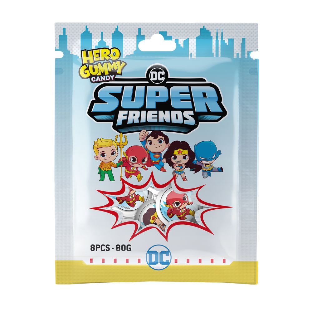 Hero Gummy Candy Super Friends - caramelle gommose con ripieno al gusto ...