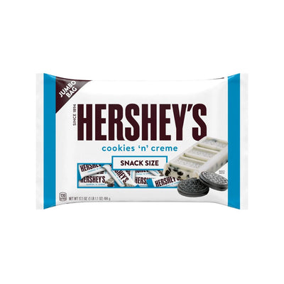 Confezione da 484g, barretta al cioccolato bianco e cookies Hershey's.