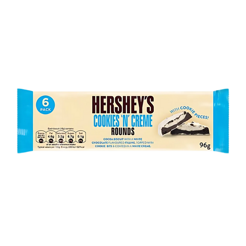 Confezione da 96g di biscotti al cioccolato bianco Hershey&