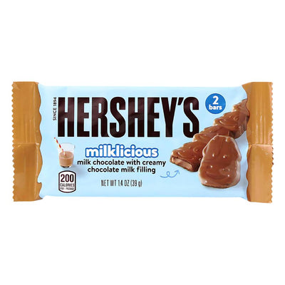 Confezione da 39g cioccolato al latte con ripieno cremoso al cioccolato al latte Hershey's.