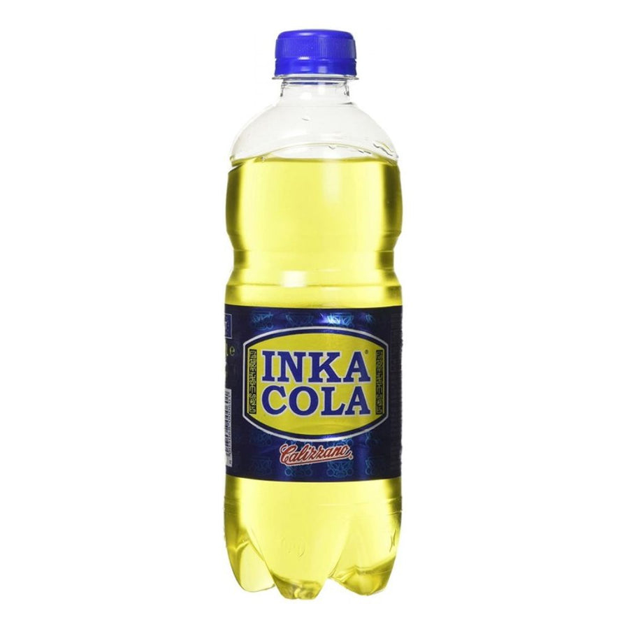 Inka Cola, bevanda analcolica gassata da 500ml.
