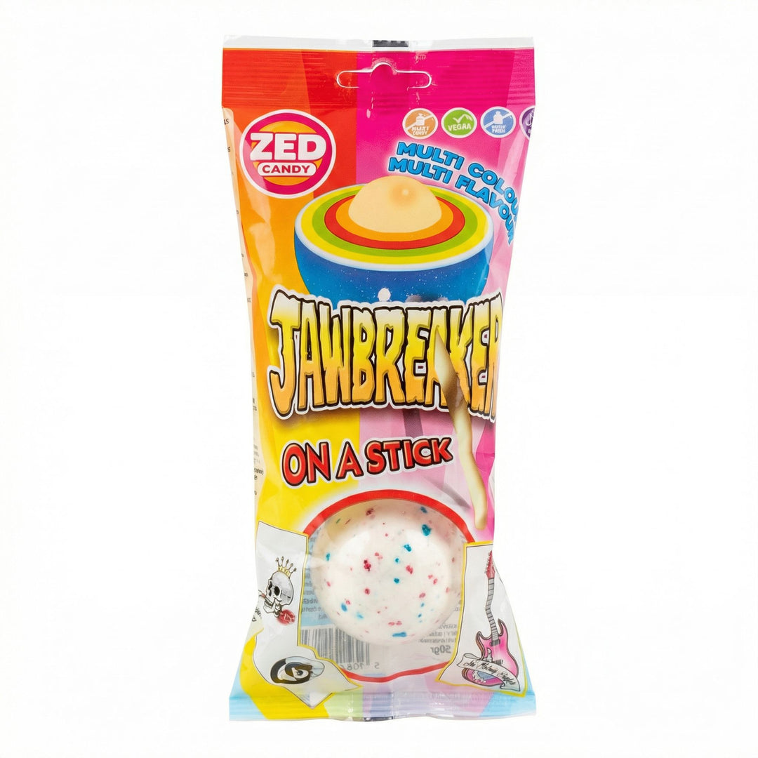 Jawbreaker On A Stick Tattoo - caramella dura con gomma 50g