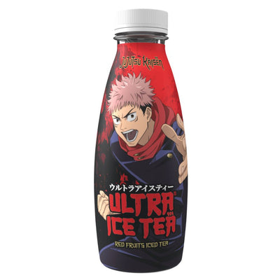 Confezione da 500ml, bevanda di tè nero con succo di frutti rossi Ulta ice tea.