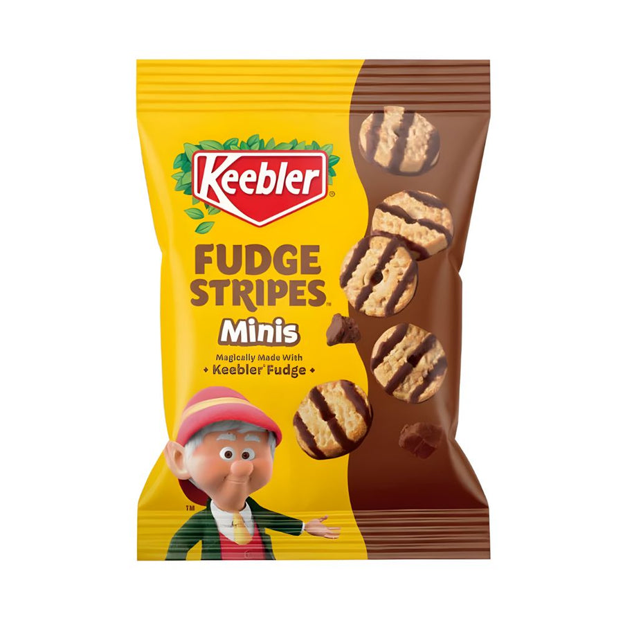Keebler Cookies Fudge Stripes Minis, biscotti con cioccolato da 85g.