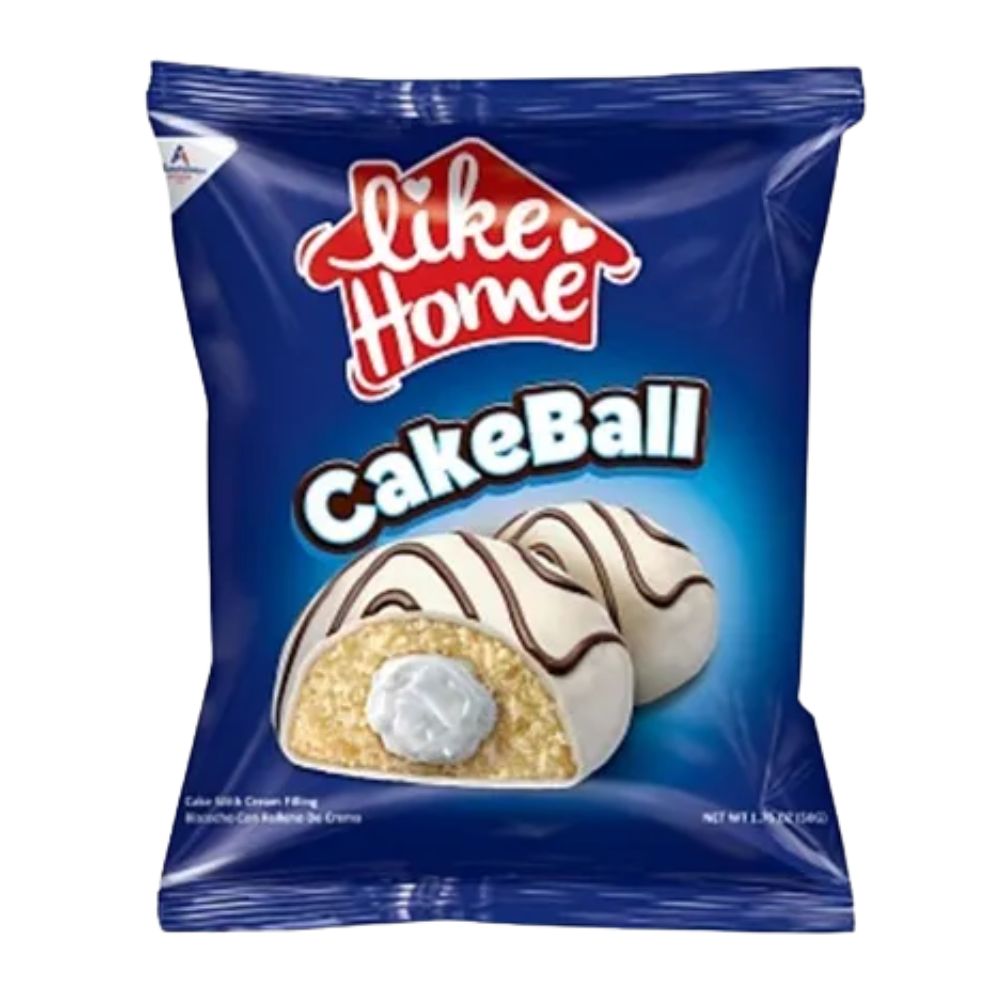 Like Home Cake Ball, merendina ricoperta di cioccolato e ripieno di crema da 50g