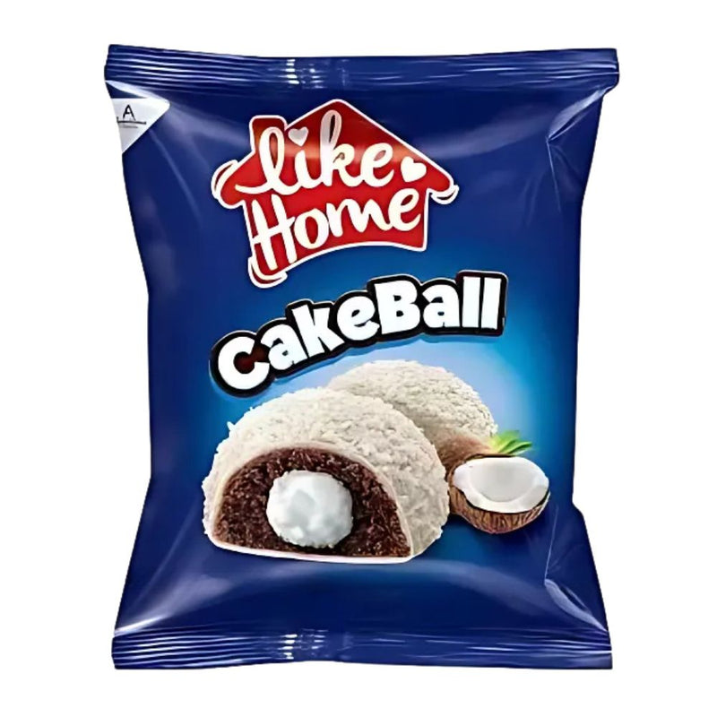 Like Home CakeBall Coconut, torta al cacao ricoperta e ripiena di cocco da 50g