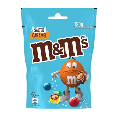 Confezione da 120g, confetti di cioccolato ripieni di caramello M&M's.