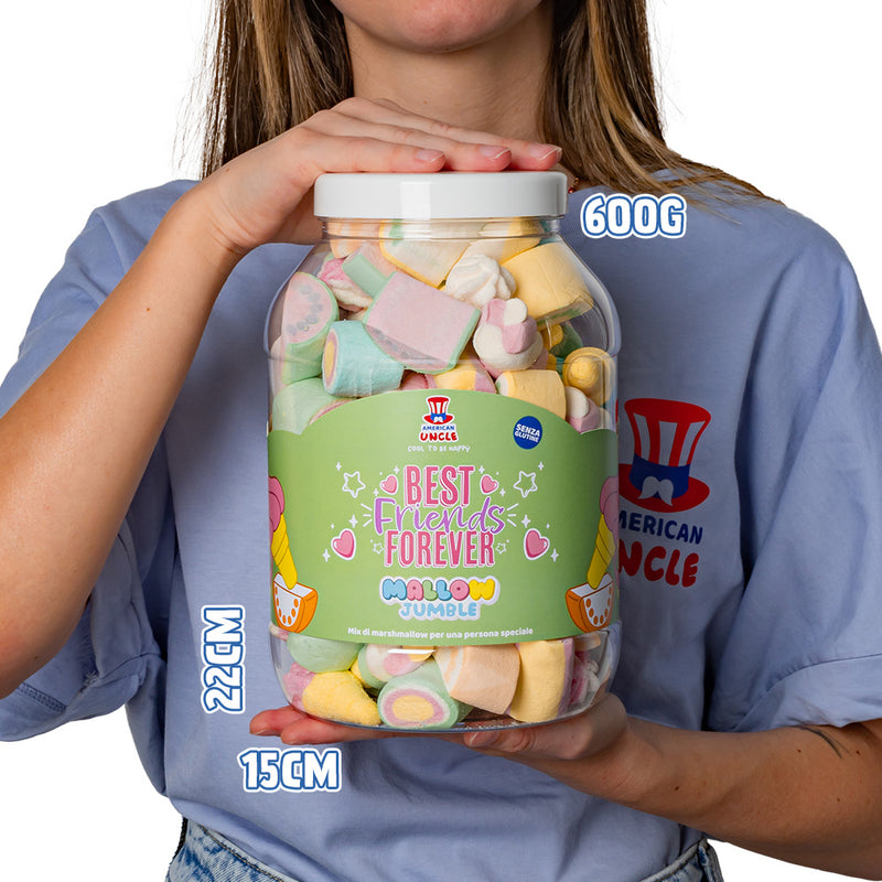 Mallow Jumble “Best Friends Forever”, barattolo di marshmallow da comporre con i tuoi gusti preferiti