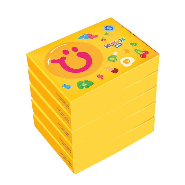 Wunnie box "So Candy, So Happy", 5 scatole di caramelle gommose in gusti assortiti da 480g