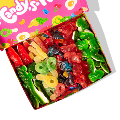 Wunnie box "So Candy, So Happy", 5 scatole di caramelle gommose in gusti assortiti da 480g