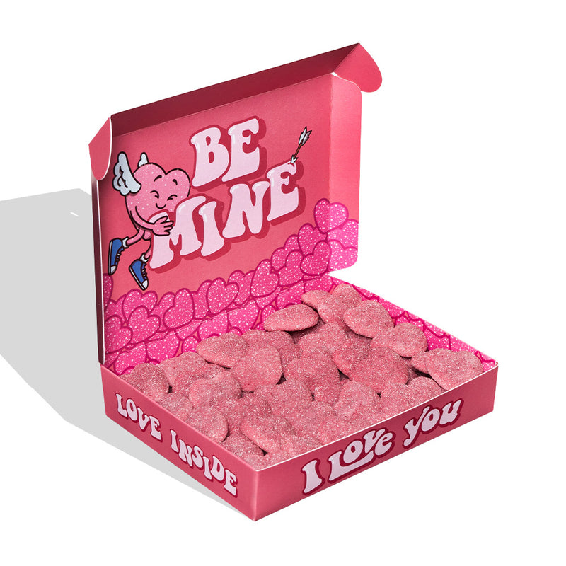 Wunnie box I Love You, scatola di caramelle gommose a forma di cuore, zuccherate e con ripieno alla fragola da 500 g