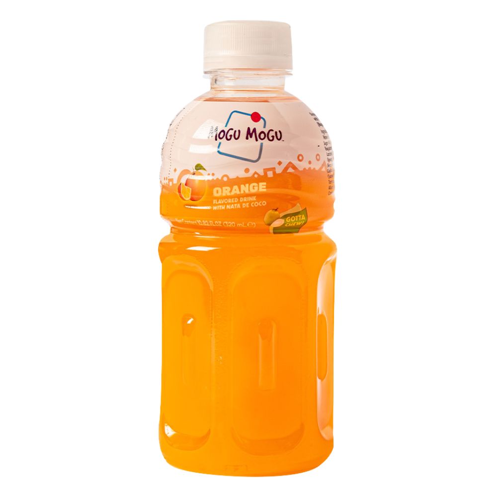 Mogu Mogu Orange - bevanda al succo di arancia e Nata de cocco da