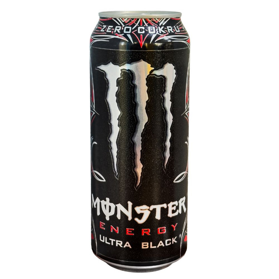 Confezione da 500ml di Monster Ultra Black Zero