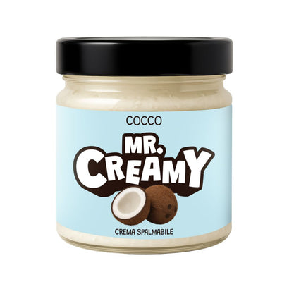 Confezione da 200g di crema spalmabile al cocco mr creamy Cocco