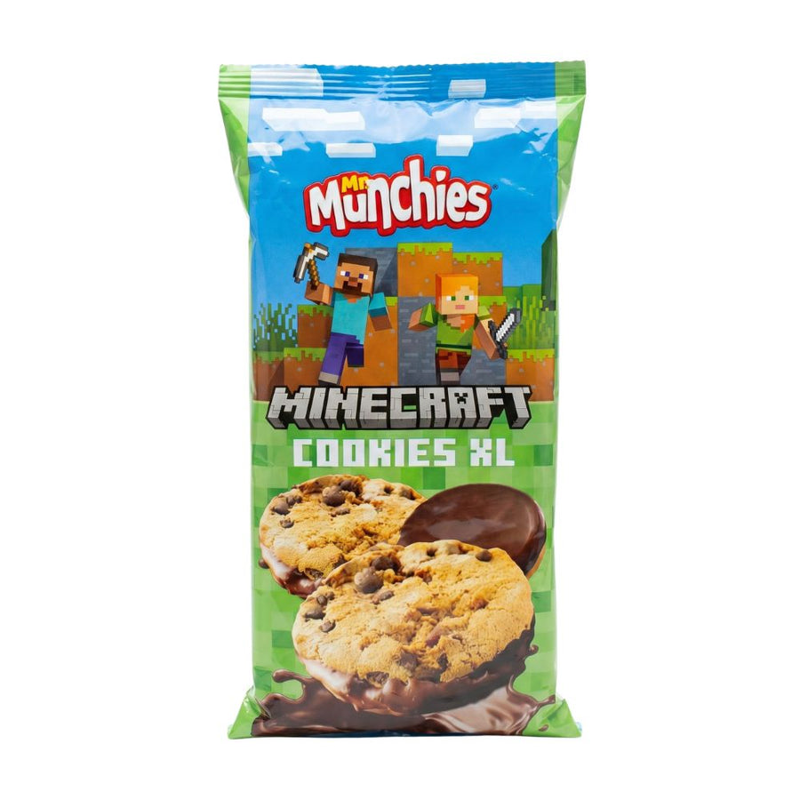Mr.Munchies Minecraft cookies XL - biscotti con cioccolato 140g