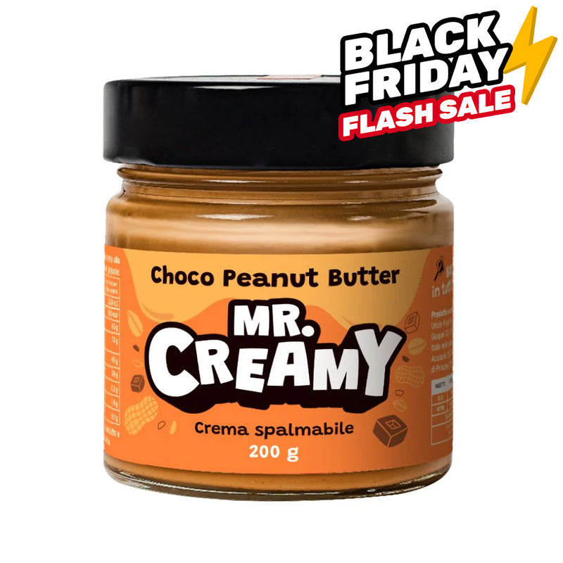 Mr. Creamy Choco Peanut Butter, crema spalmabile alle arachidi e nocciole da 200g