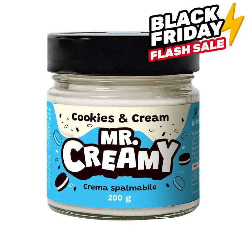 Mr. Creamy Cookies & Cream, crema spalmabile Cookies & Cream da 200g