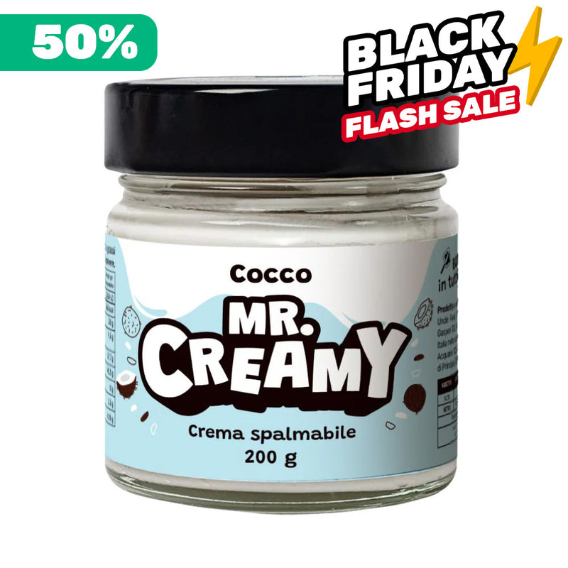 Mr. Creamy Cocco, crema spalmabile al cocco da 200g