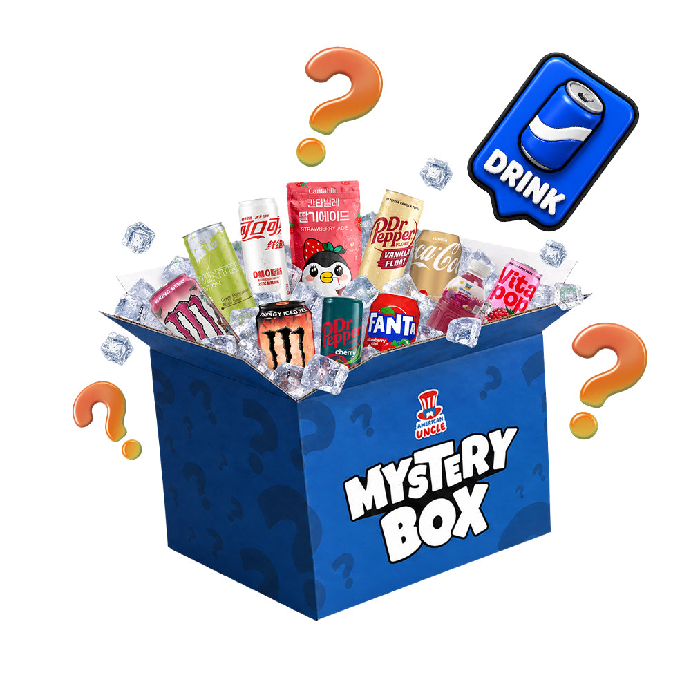 Drink Mystery Box, 15  bevande internazionali a sorpresa