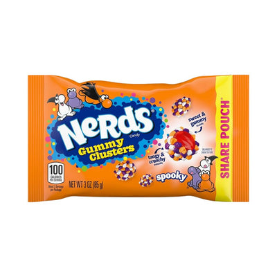 Confezione da 85g, caramelle gommose al gusto di frutta Nerds.