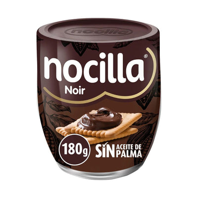 Confezione da 180g crema spalmabile al gusto di cioccolato fondente.