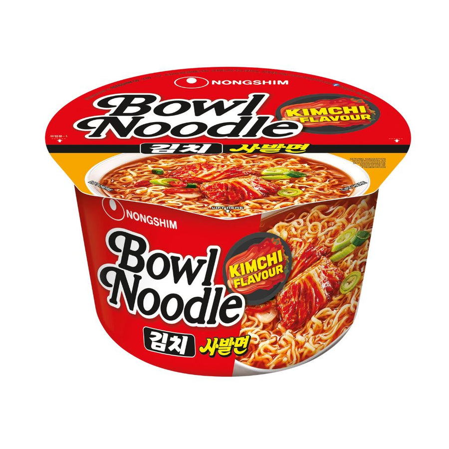 Nongshim Bowl Noodle Kimchi, noodle al gusto di kimchi da 100g