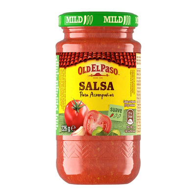 Confezione da 226g salsa di pomodoro, cipolla, peperone verde e peperoncino Guajillo Old El Paso.