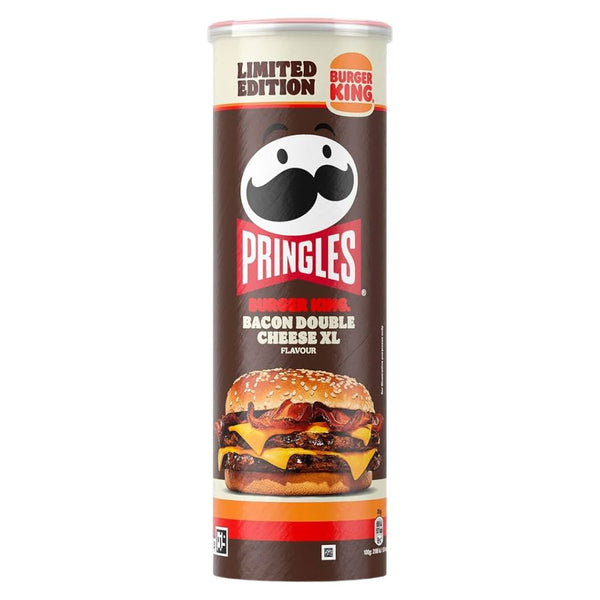 Pringles Burger King Bacon Double Cheese XL, patatine in edizione limitata da 165g