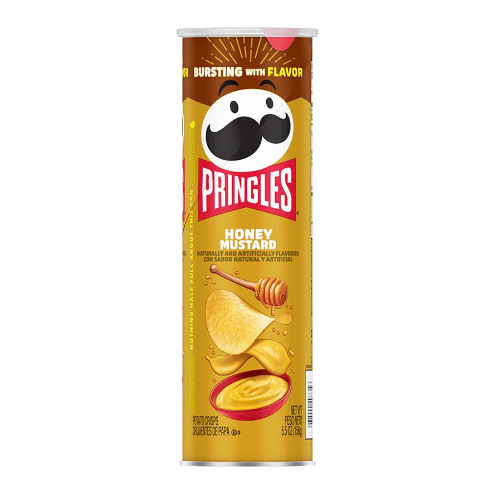 Pringles Honey Mustard, patatine al miele e alla senape da 156g