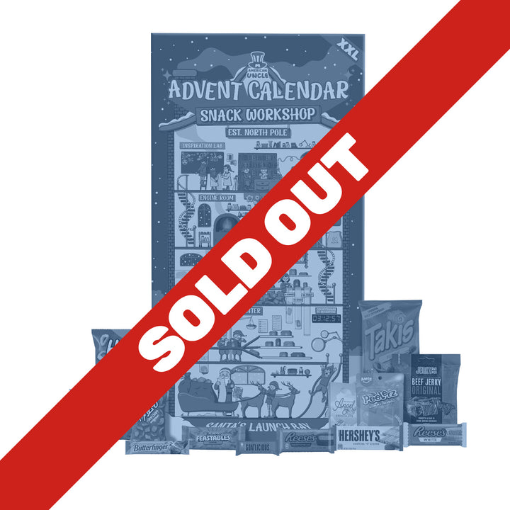 Snack Workshop XXL, Calendario dell’Avvento XXL da oltre 24 snack dolci e salati da tutto il mondo.