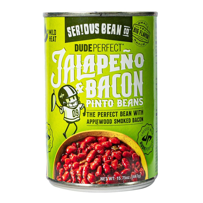 Confezione da 447g, fagioli piccanti con jalapeno e bacon Serious Bean Co.