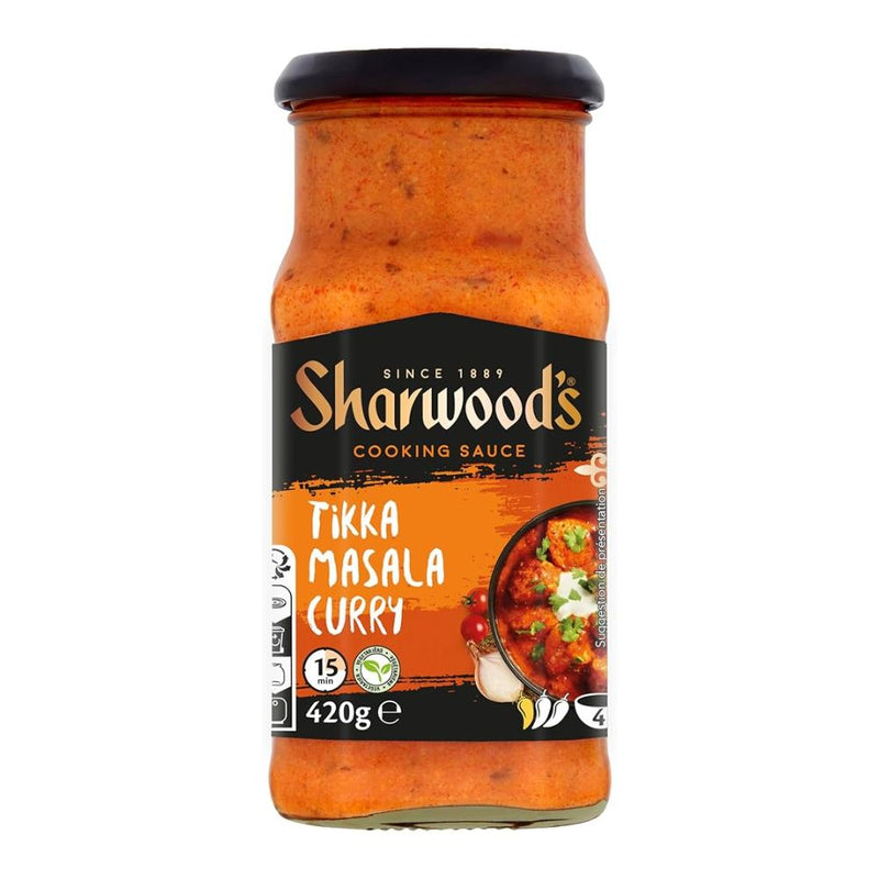 Confezione da 420g, salsa al curry tikka masala Sharwood&