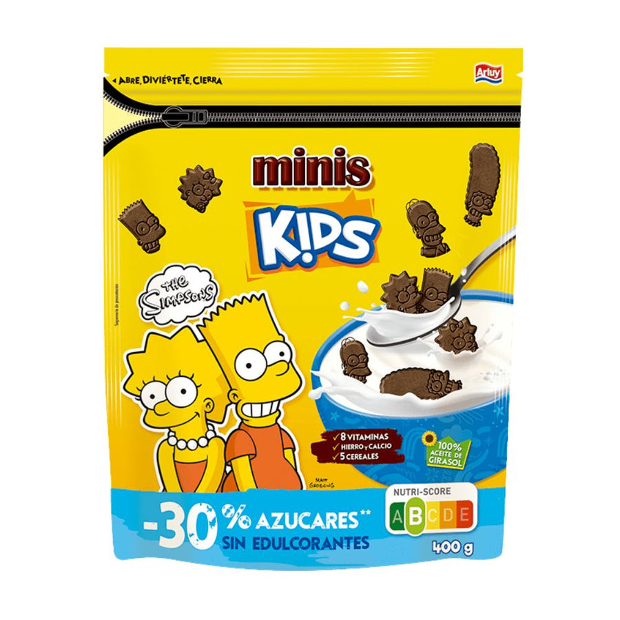 Confezione da 400g, biscotti al gusto di cioccolato Arluy.