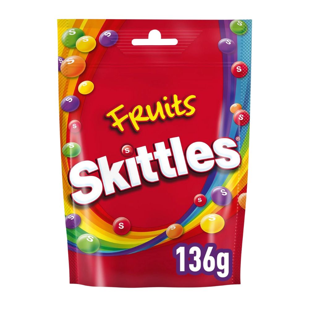 Skittles Fruits, caramelle al gusto di frutta da 136g