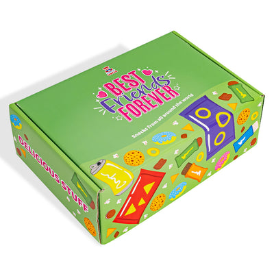 Snack Box “Best Friends Forever”, scatola a sorpresa da 20 snack dolci, salati e bevande per la migliore amica