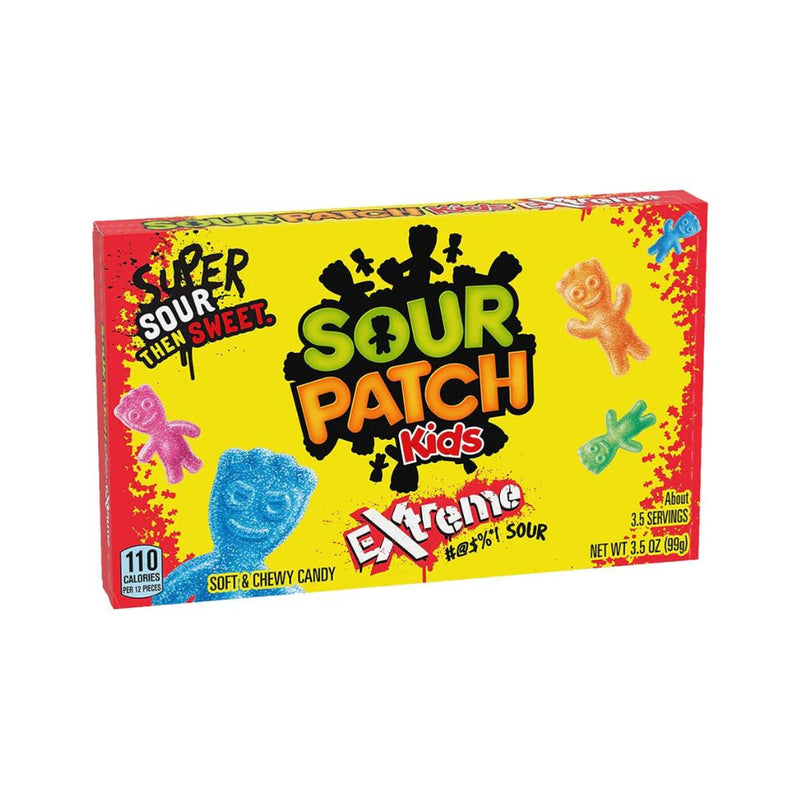 Confezione da 99g di caramelle alla frutta Sour Patch Kids Extreme