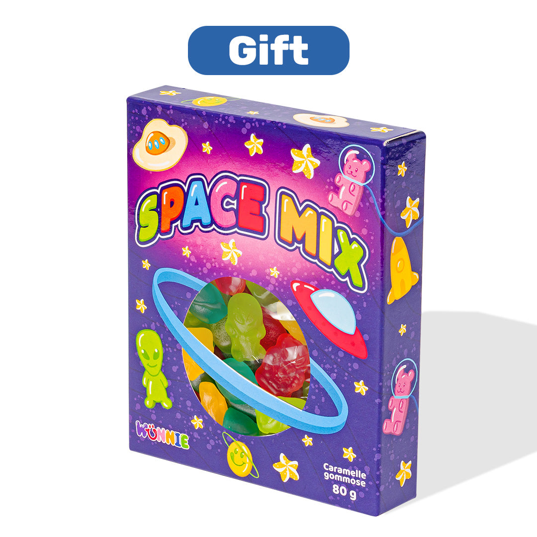 CandyVerse Limited Edition by Wunnie, scatola di caramelle gommose da comporre con le tue preferite